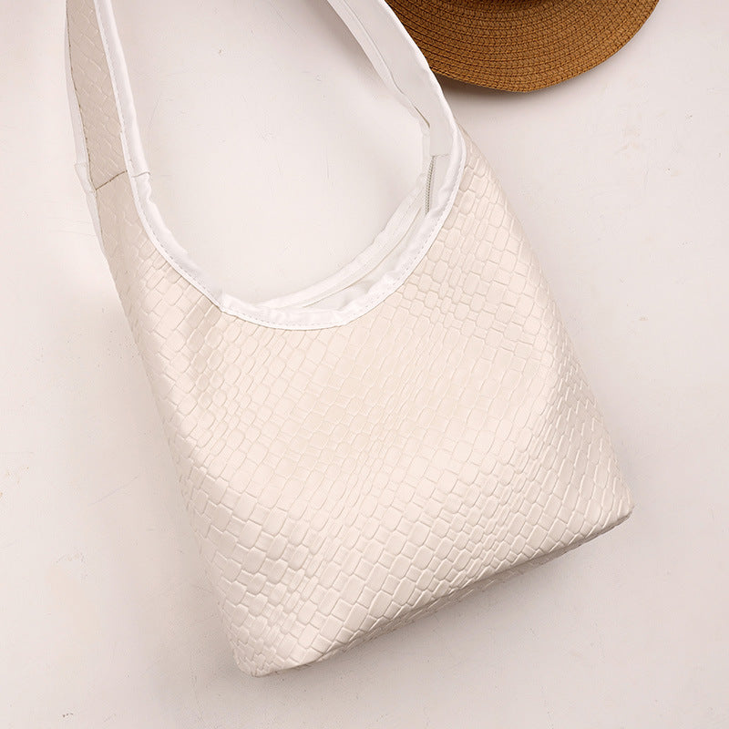 Texturiertes gewebtes Hobo Bag Brehn
