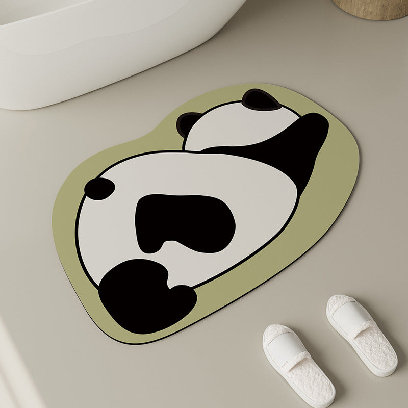 Niedlicher Panda-Motiv Badetmatte Brehn