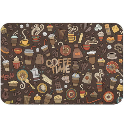 Kaffee-Thema Küchenmatte