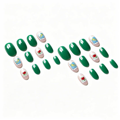 Verspielt Stamp-Inspirierte Nagelkunst Set