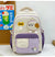 Niedlicher Charakter-Design Multi-Taschen Schulrucksack Brehn