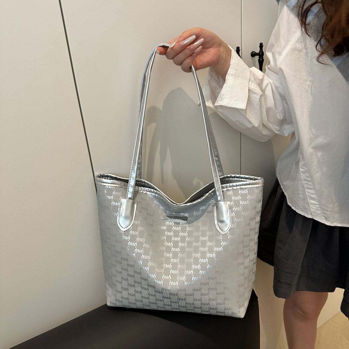 Elegante Texturierte Tragetasche Brehn