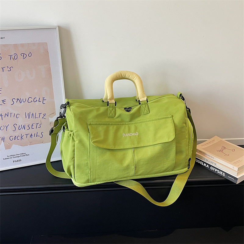 Stylische Canvas Wochenend-Duffle Bag Brehn