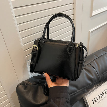Luxuriöse Strukturierte Leder-Handtasche Brehn