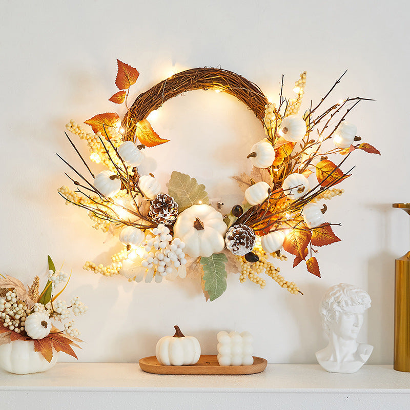 Herbst-inspirierter Blumenkranz