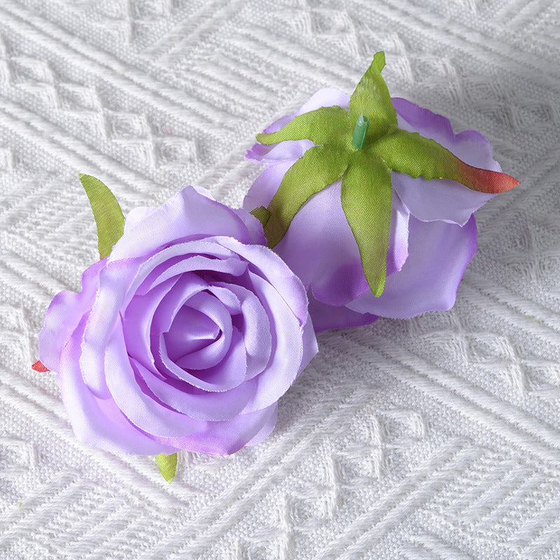 Eleganter Stoff Blumen Haarclip
