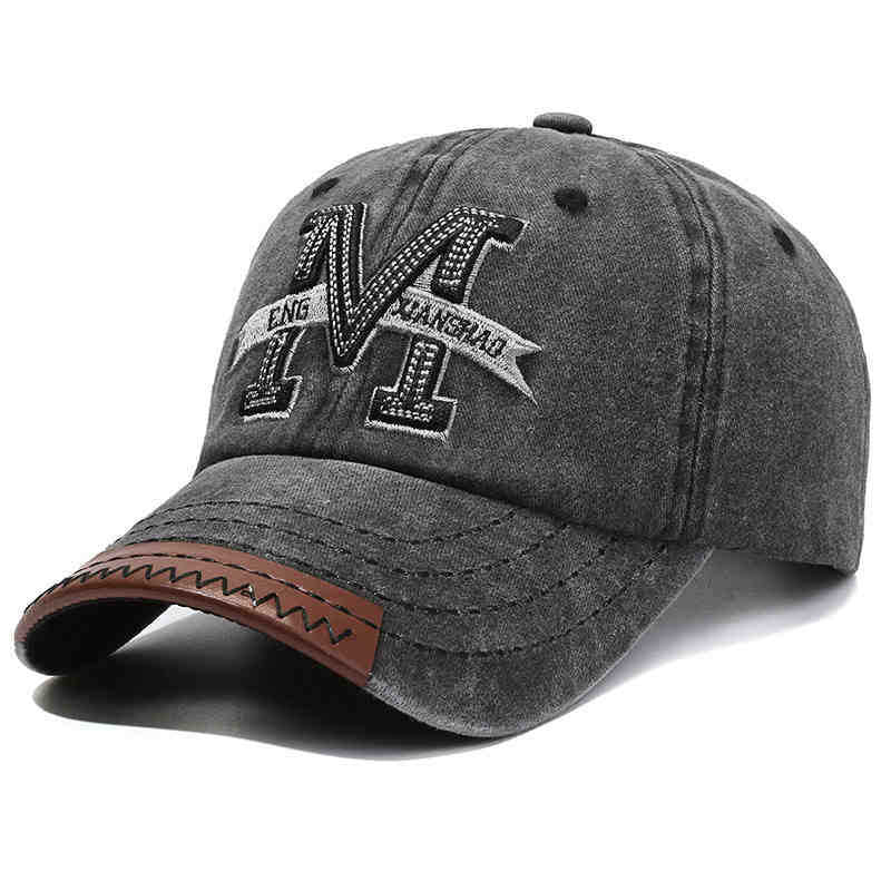 Männer Vintage Bestickte Baseballmütze Brehn