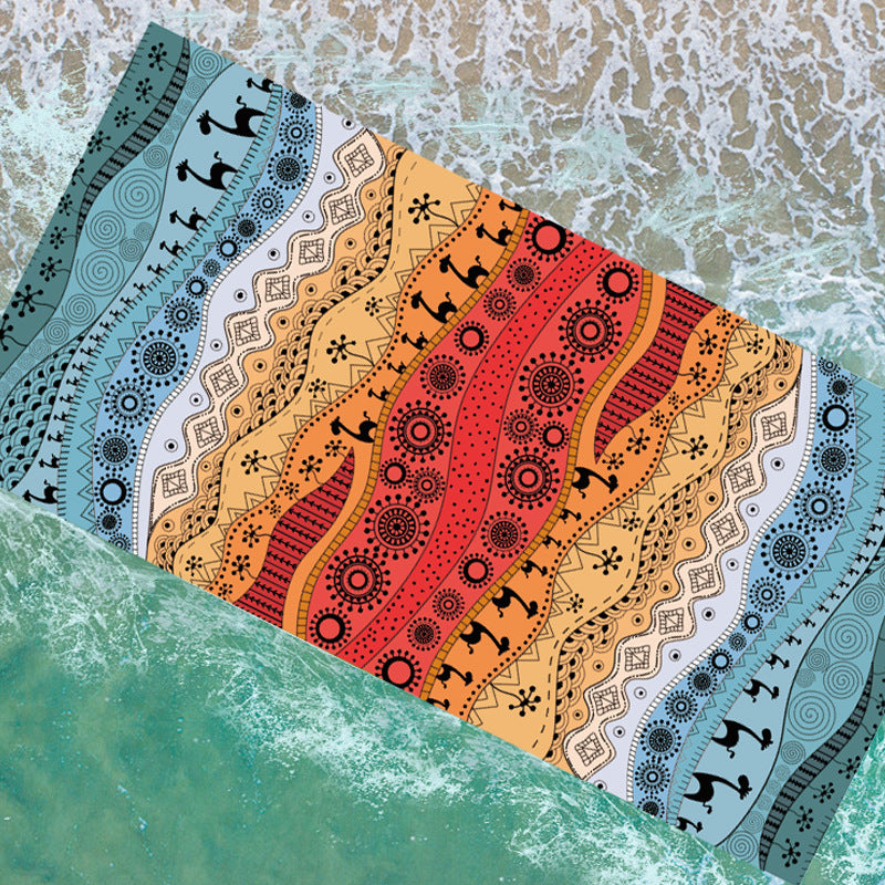 Strandtuch mit einzigartigem grafischen Muster Brehn