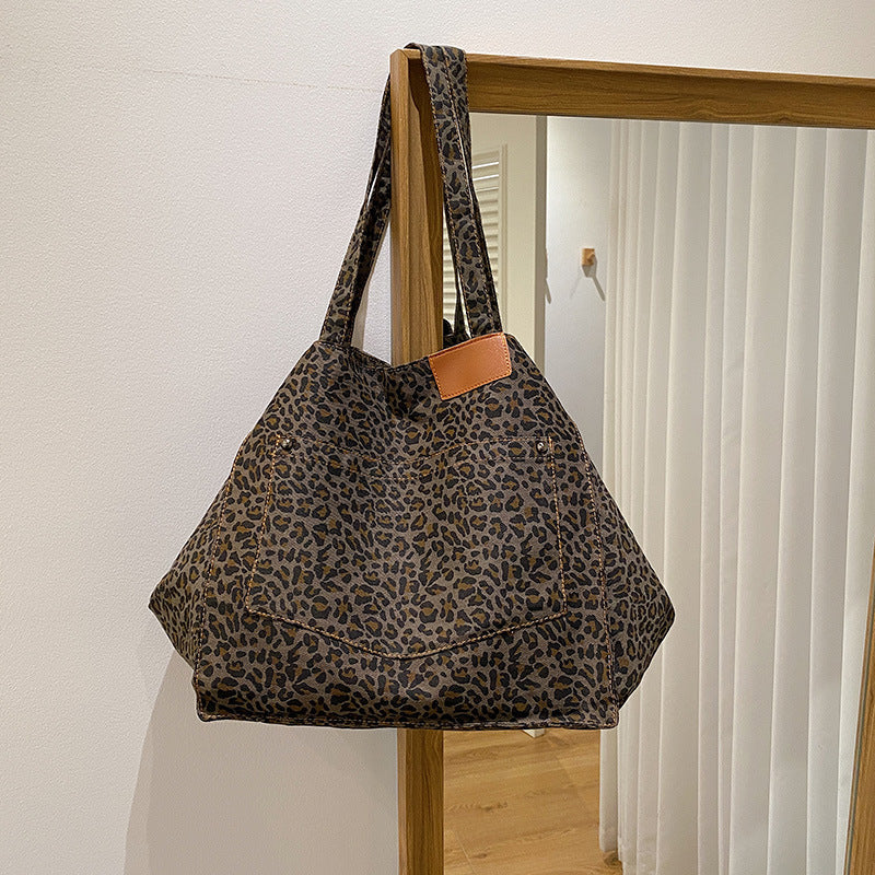 WoTrendy Große Kapazitäts Utility Tote Bag Brehn