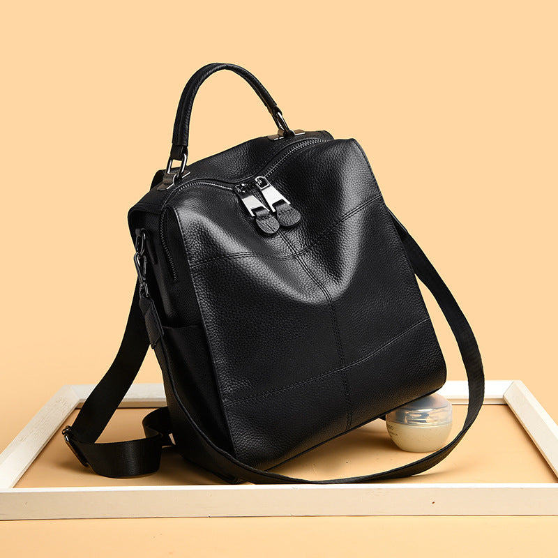 Vielseitiger Multifunktionaler Leder Rucksack Brehn