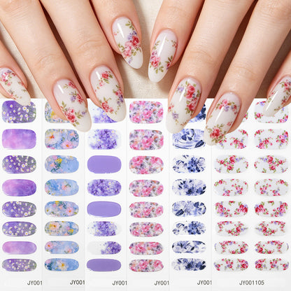 Blumendesign-Nagelwraps