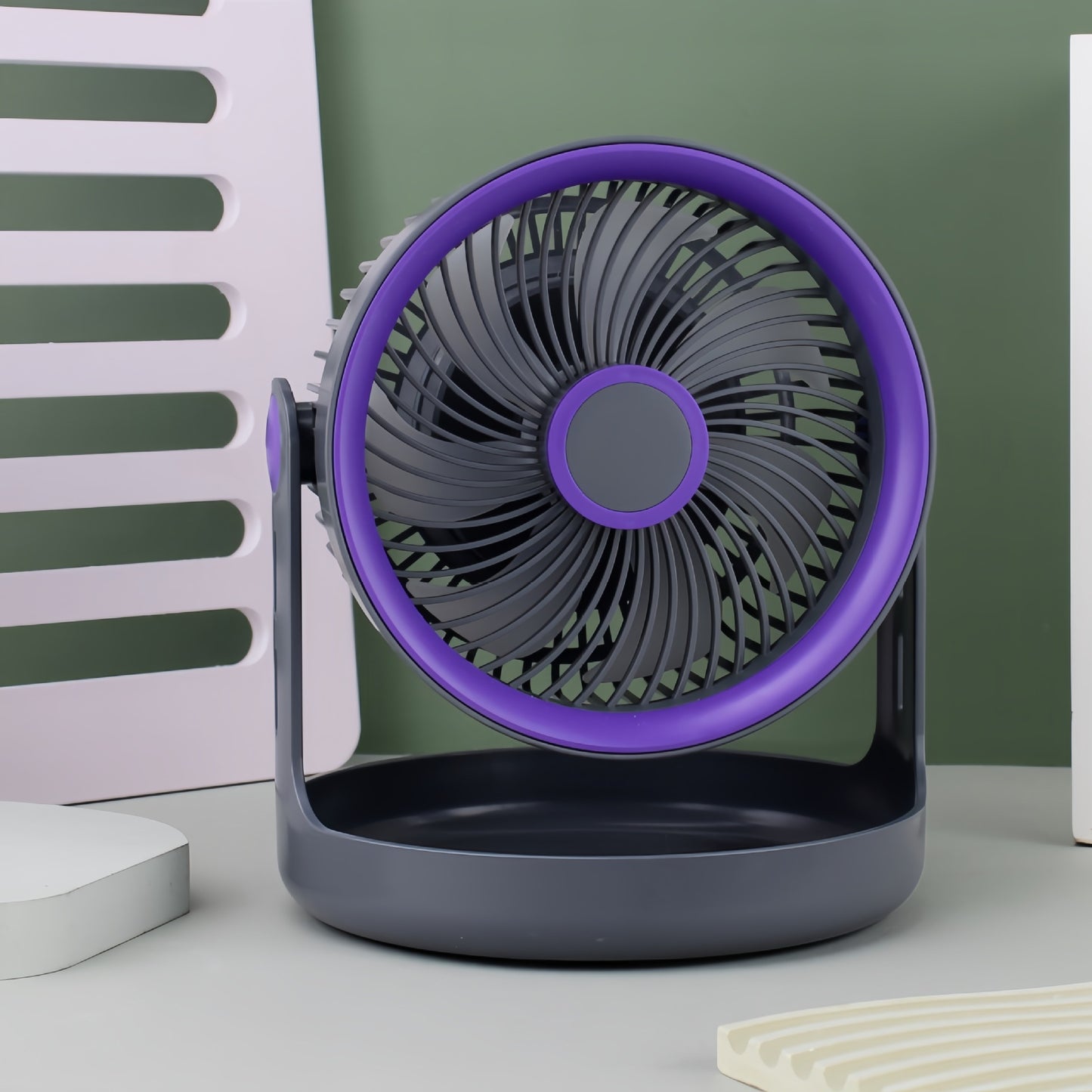 Damen Tragbarer Mini-Lüfter mit ergonomischem Design und USB-Ladefunktion Brehn