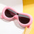 Damen modische oversized Sonnenbrille im extravaganten Design Brehn