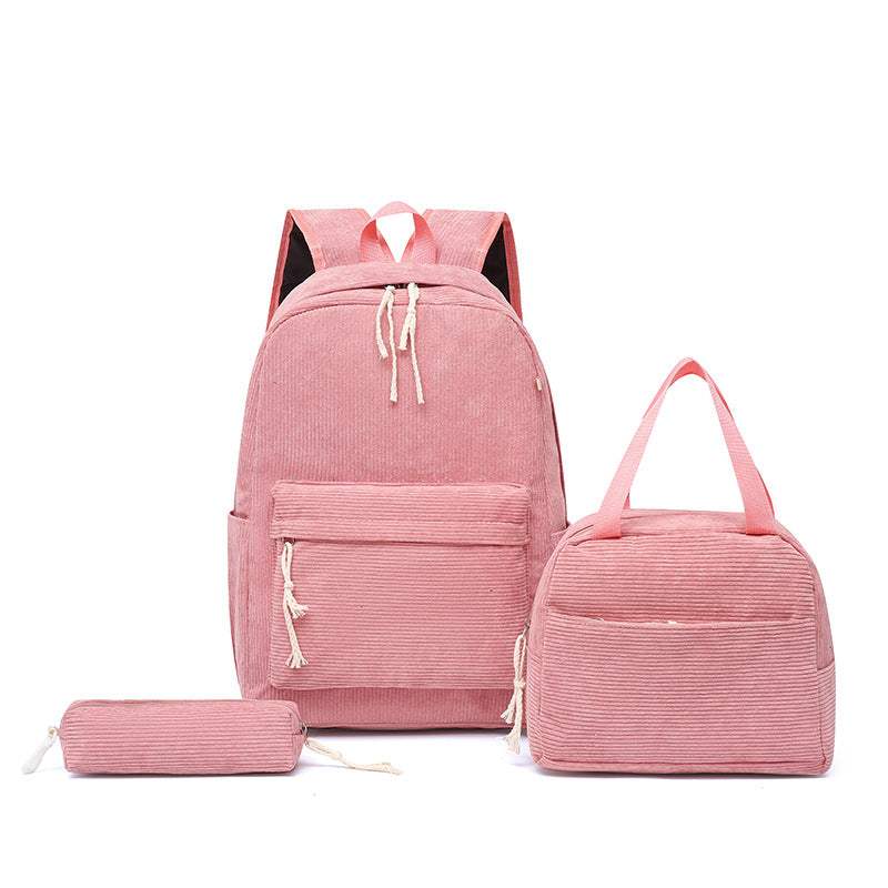 Rucksackset mit Verspieltem Erdbeer-Muster Brehn