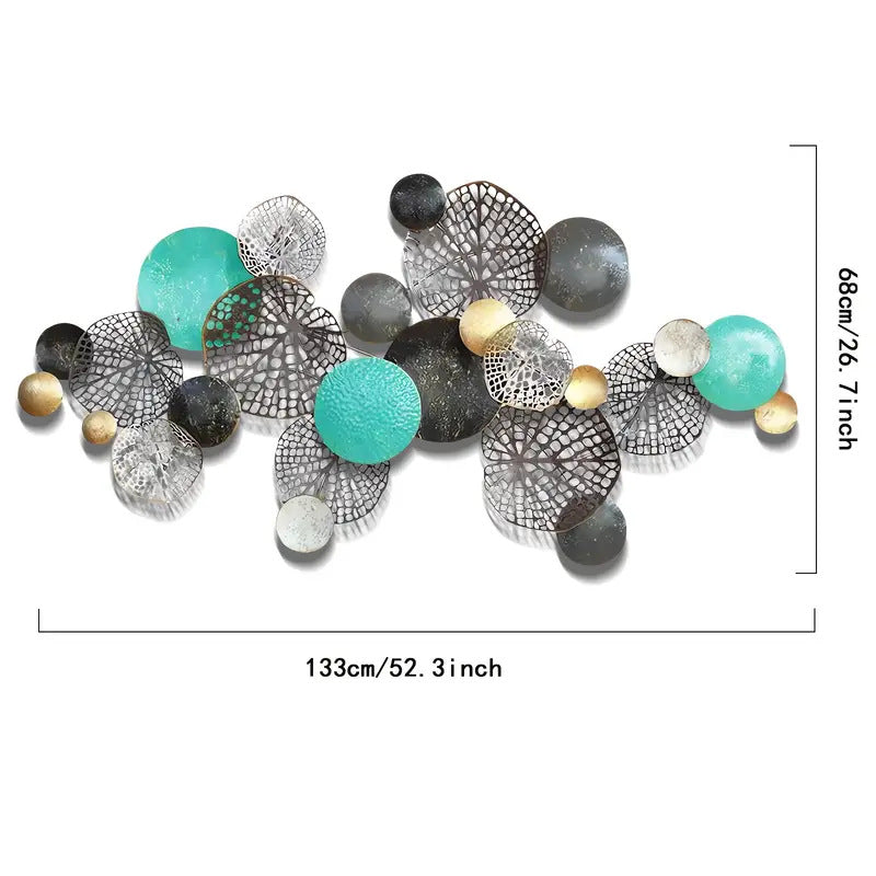 3D Geometrische Metall Wandkunst Skulptur Brehn