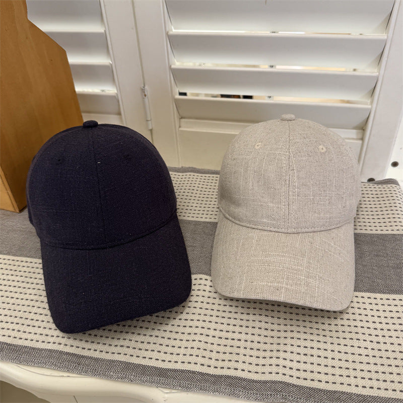 Damen Casual Strukturierte Baumwoll-Baseballmütze Brehn