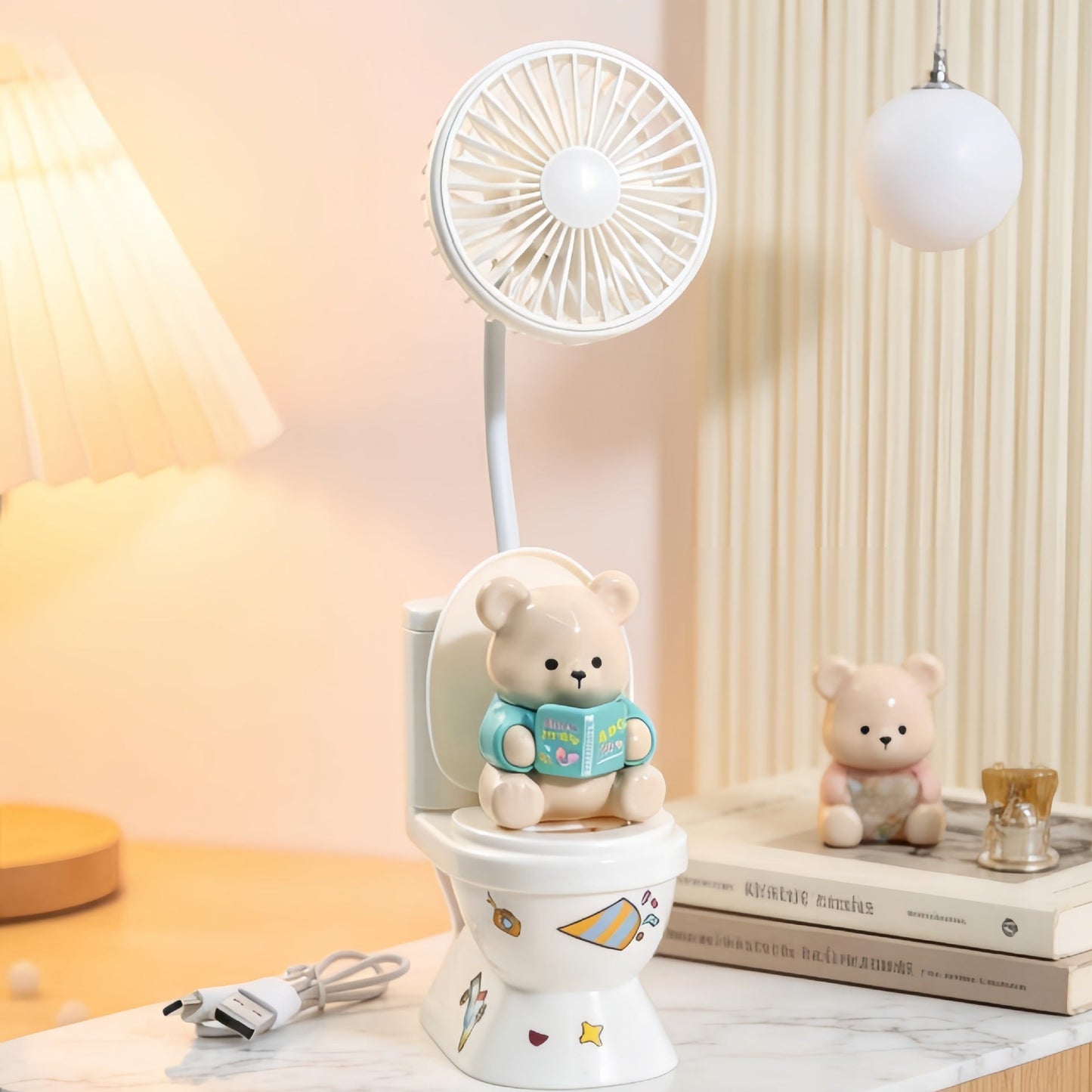 Frauen Tragbarer Mini Ventilator mit glänzendem Design Brehn