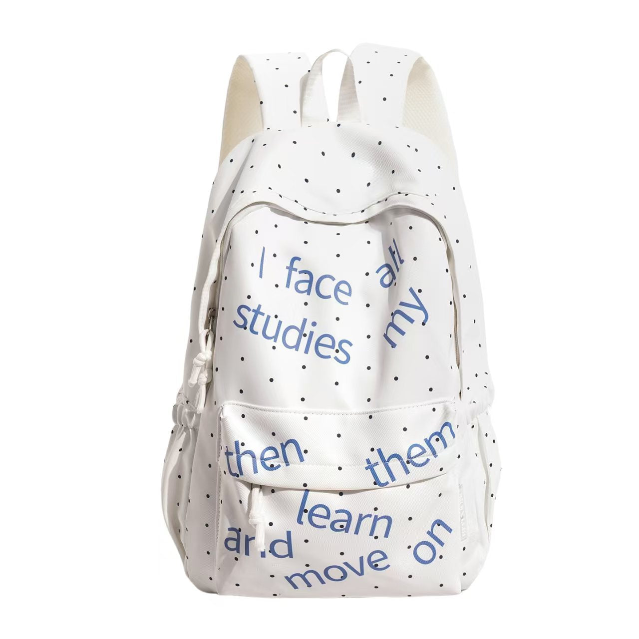 Rucksack mit Modernem Schriftzug und Stilvollem Punkten Brehn