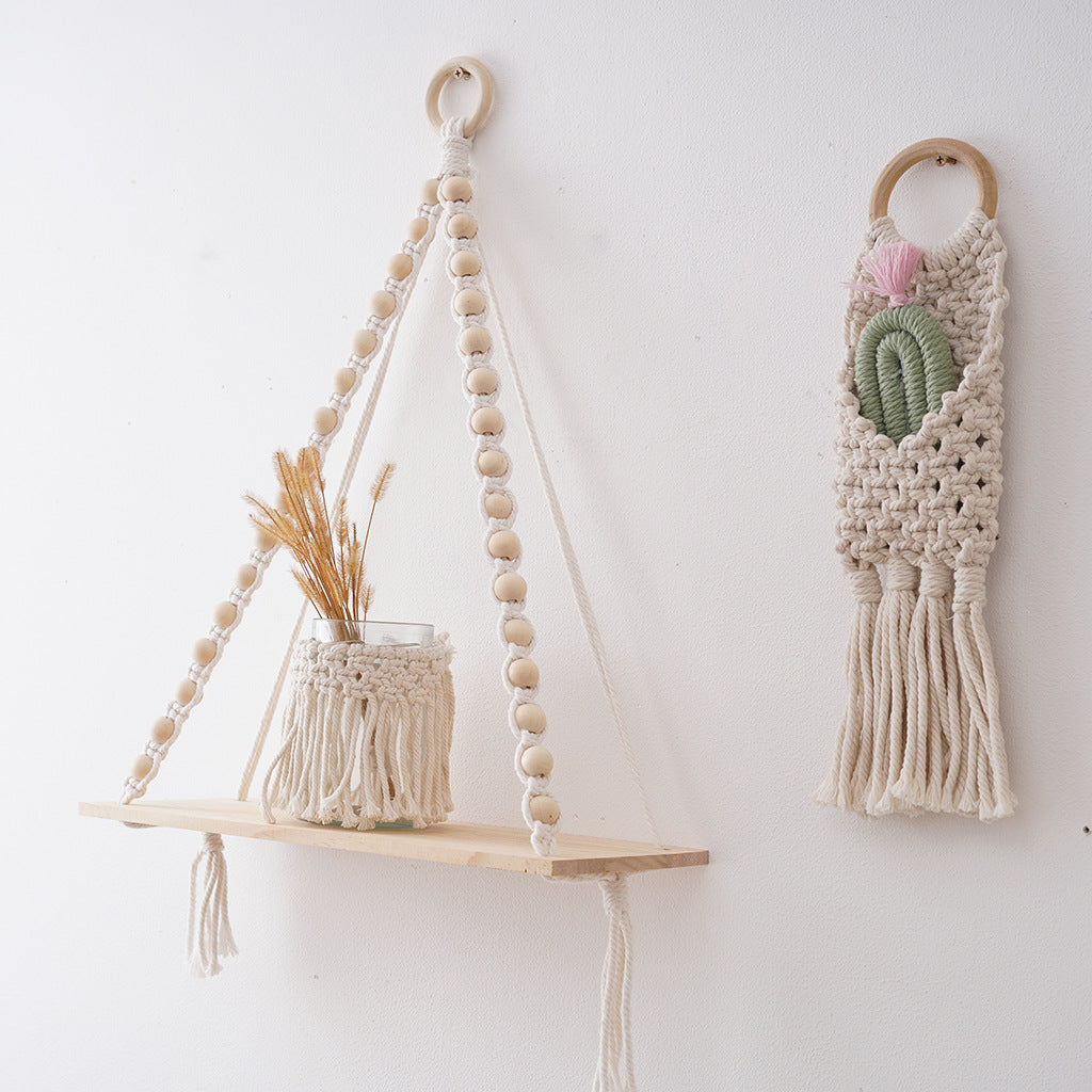 Macramé Holzregal Brehn