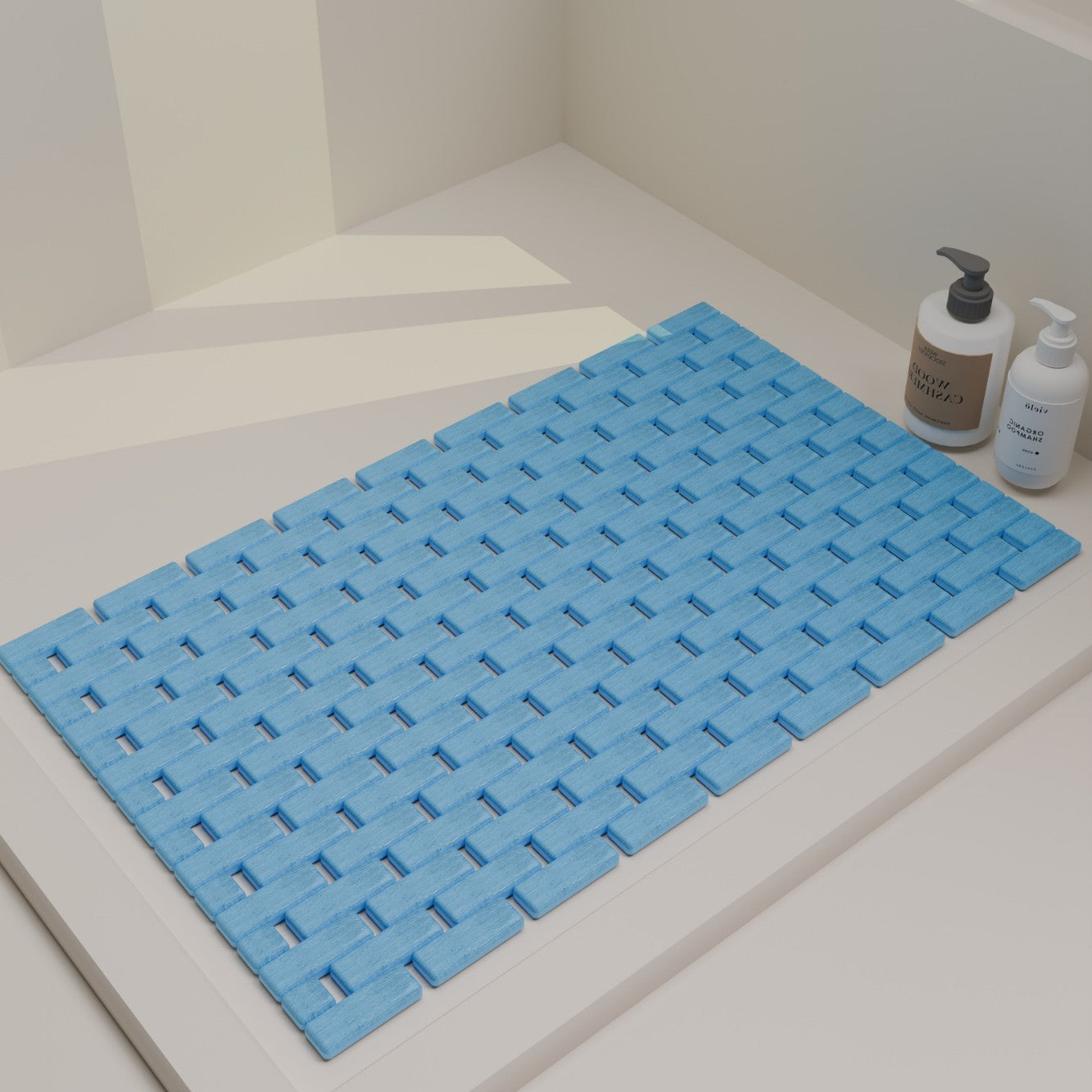 Stylische gewebte Badmatte Brehn