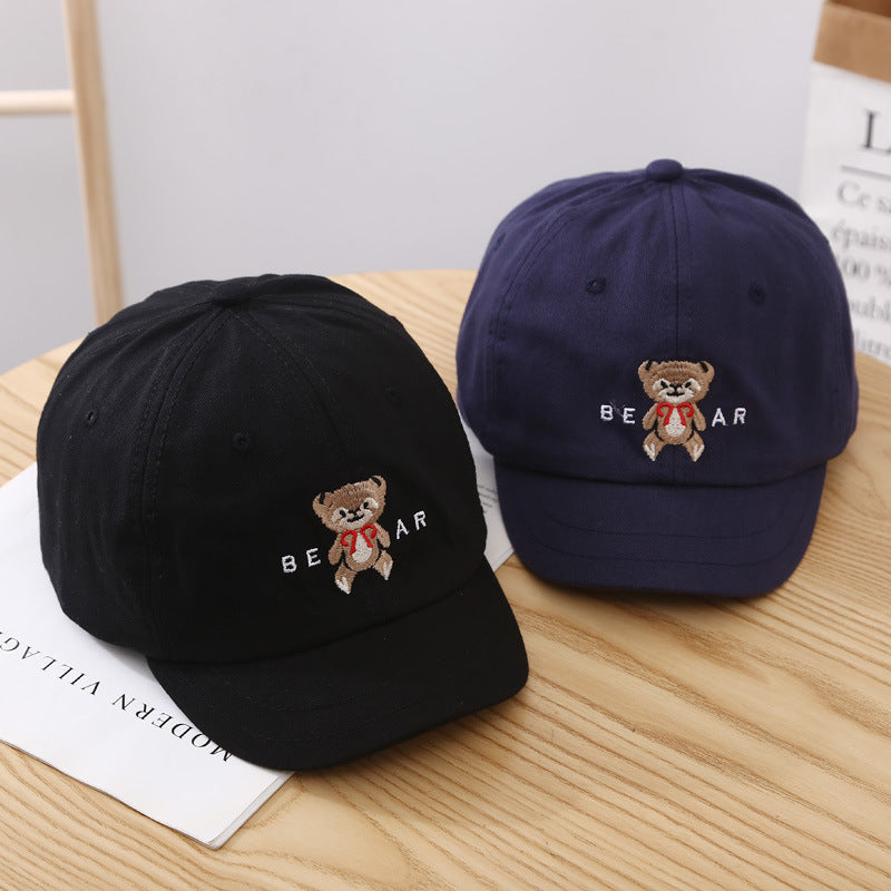 Damen Süße Bären-Stickerei Baseballmütze Brehn