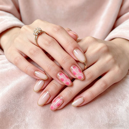 Blumen Design Press-On Nagelkunst Set