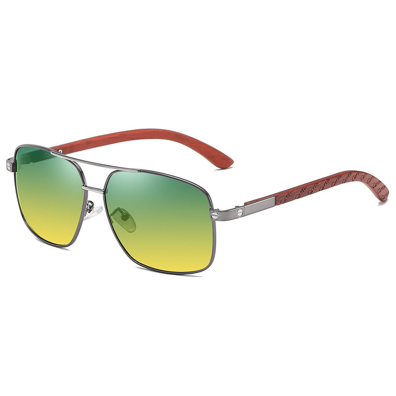 Damen stilvolle quadratische Sonnenbrille mit komfortablem Nasenpolster Brehn