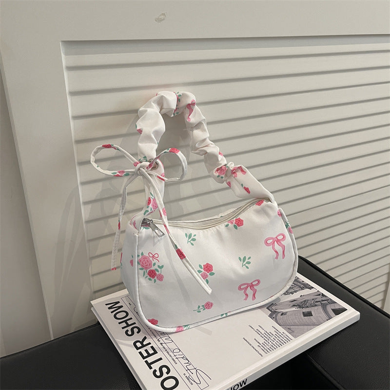 Blumenmuster Handtasche