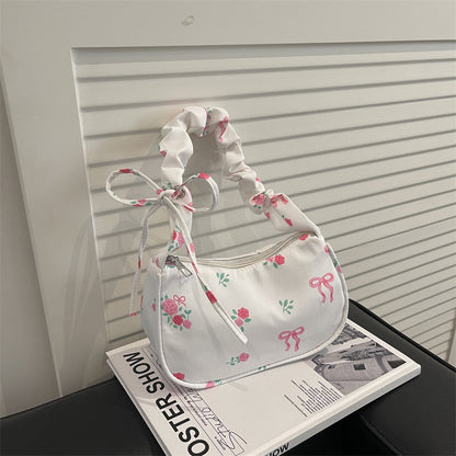 Blumenmuster Handtasche