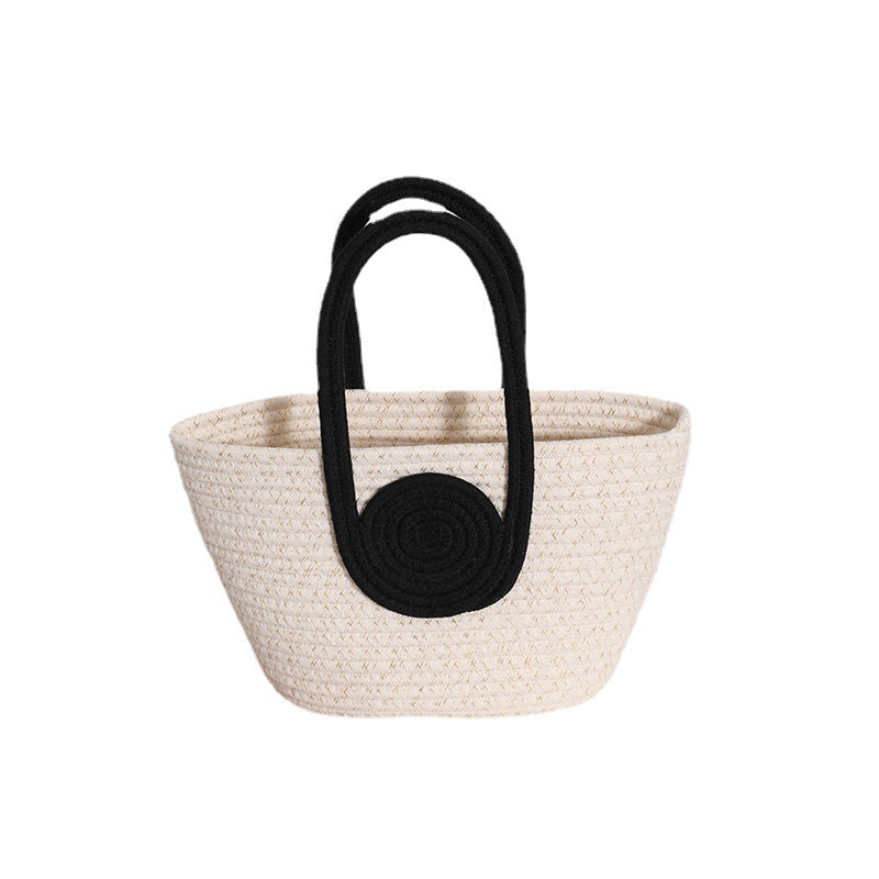 Dekorative Naturfaser Tasche Brehn