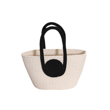 Dekorative Naturfaser Tasche Brehn