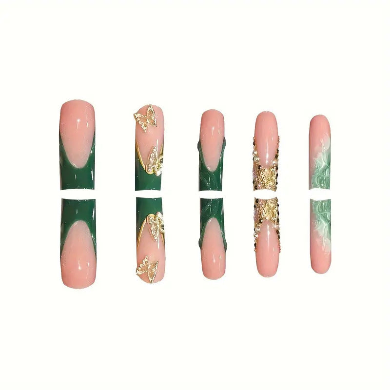 Aufwendige Acryl-Nailart-Verstärkungen Brehn