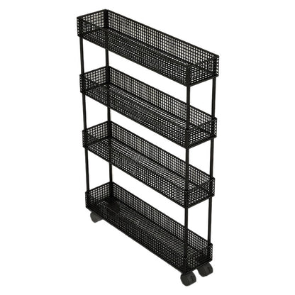 Slim Narrow Pull-Out Mesh Storage Organizer für Schrank und Türspalt