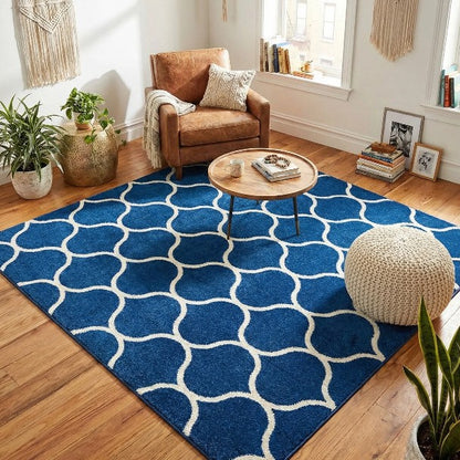 Geometrisches Design Außenbereich Teppich