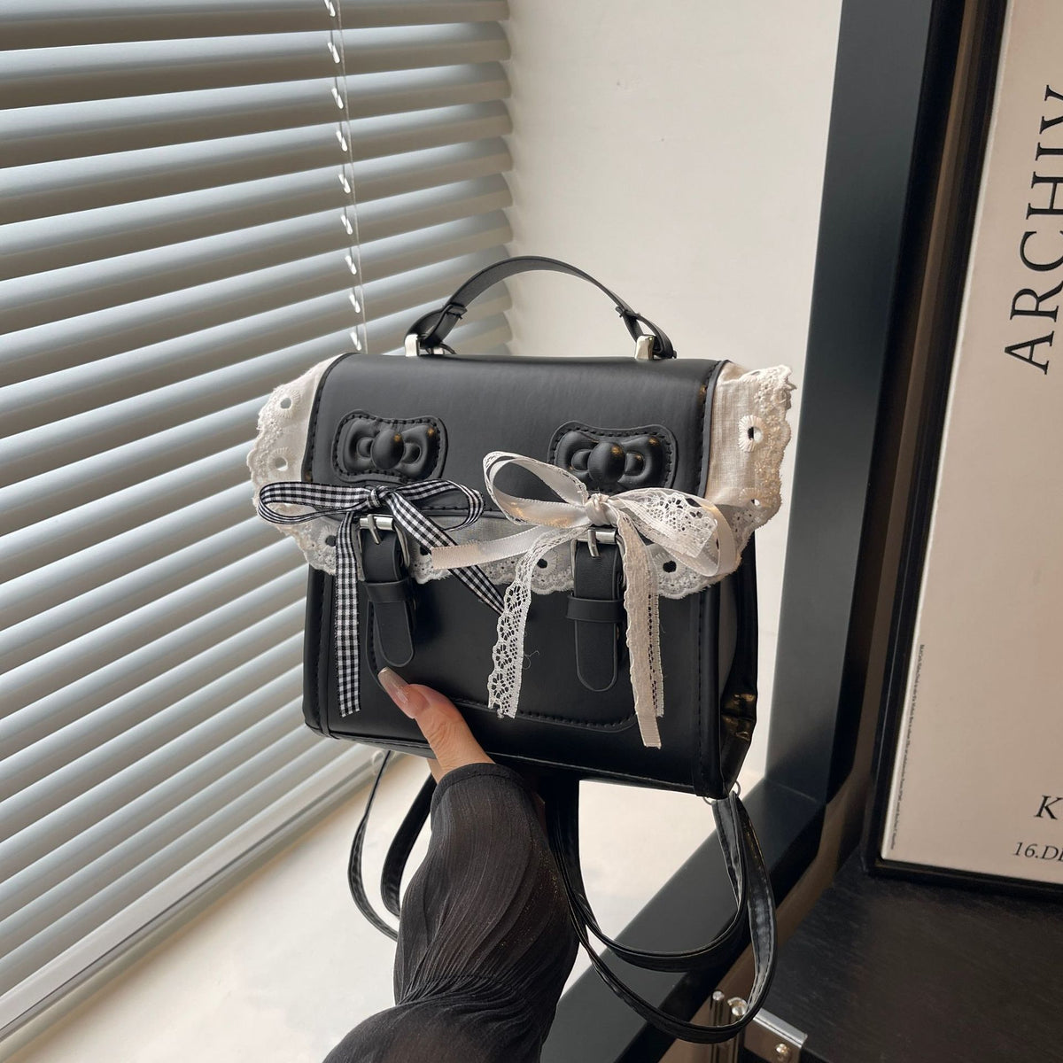 Elegante Retro Handgefertigte Umhängetasche