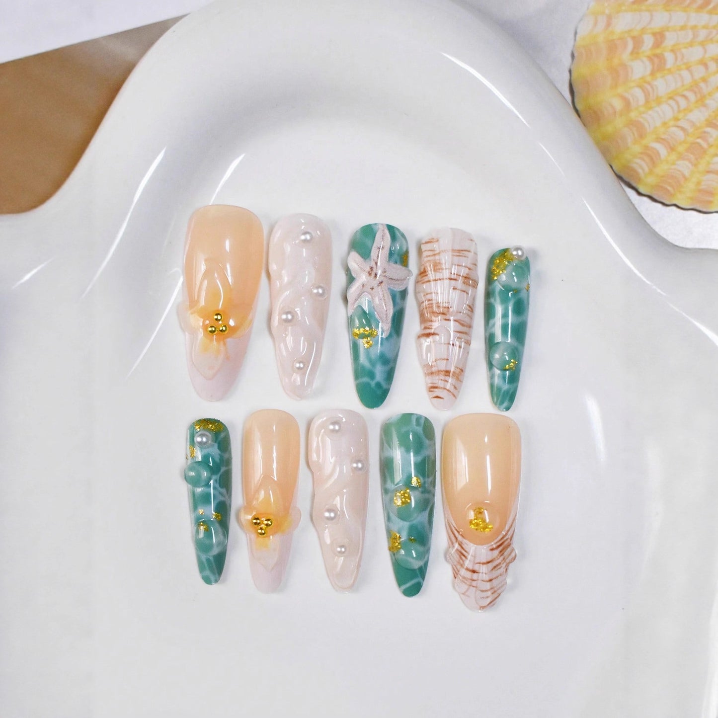 Künstlerisches 3D Nagelkunstset Brehn
