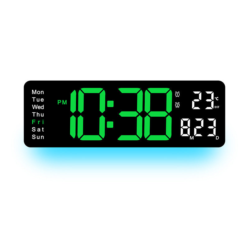 Digitaler LED-Wecker mit Temperatur- und Wochentagsanzeige Brehn