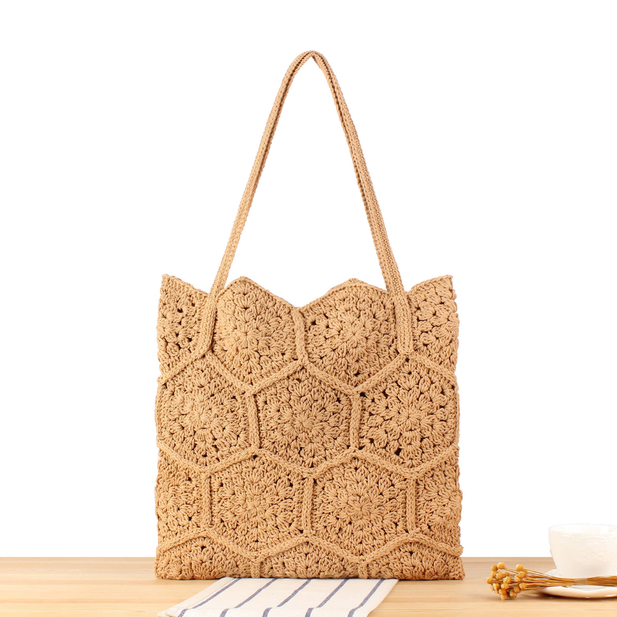 Handgeknüpfte Makramee-Tasche Brehn