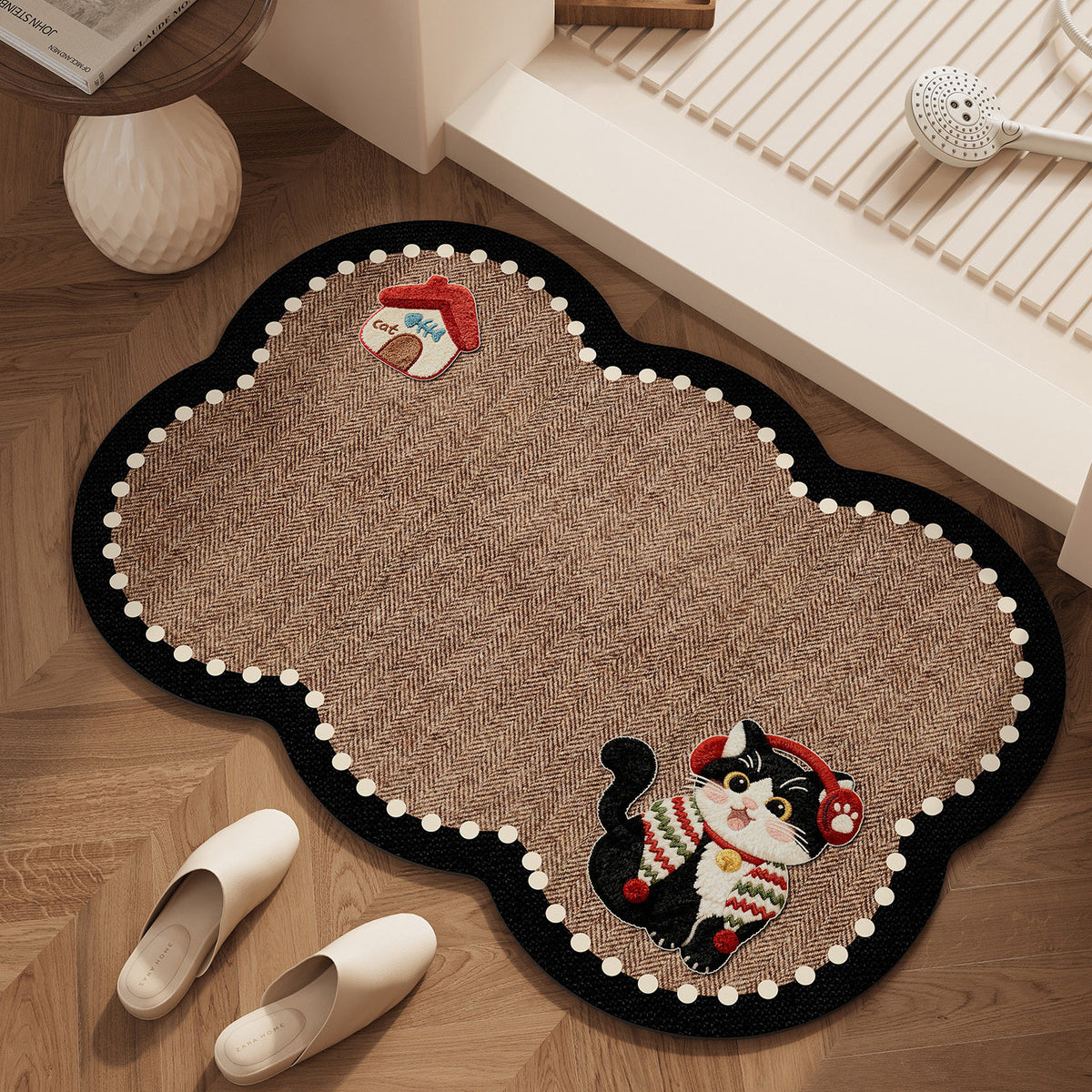 Niedlicher Teppich in Form eines Teddybären