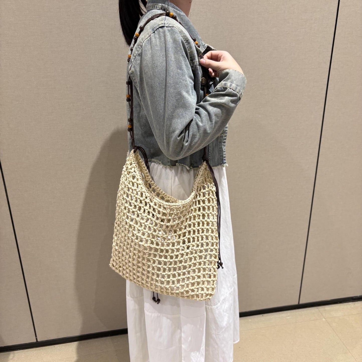 Handgefertigte Makramee Tasche Brehn