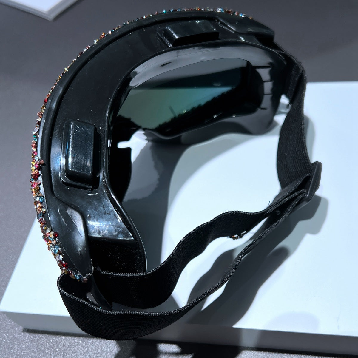 Damen Skisport-Brille mit funkelnder Kristallverzierung Brehn