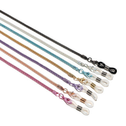 Metallic Brille Kette Brehn