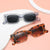 Damen trendige quadratische Sonnenbrille im Vintage-Stil Brehn