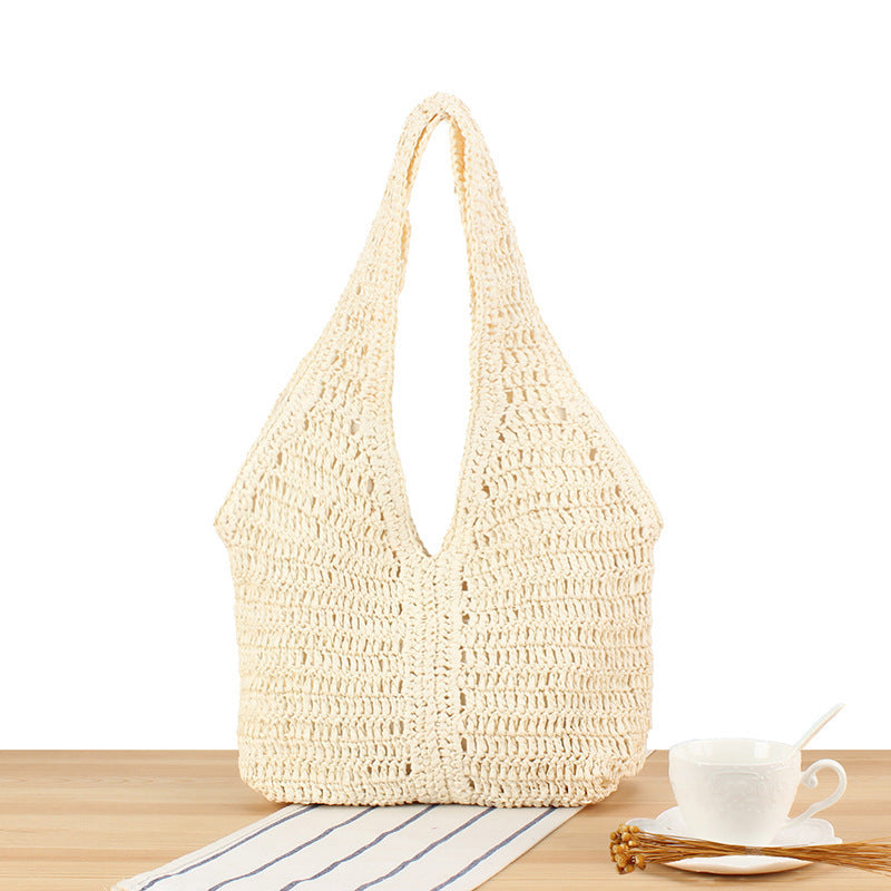 Handgearbeitetes Makramee Shopper Brehn