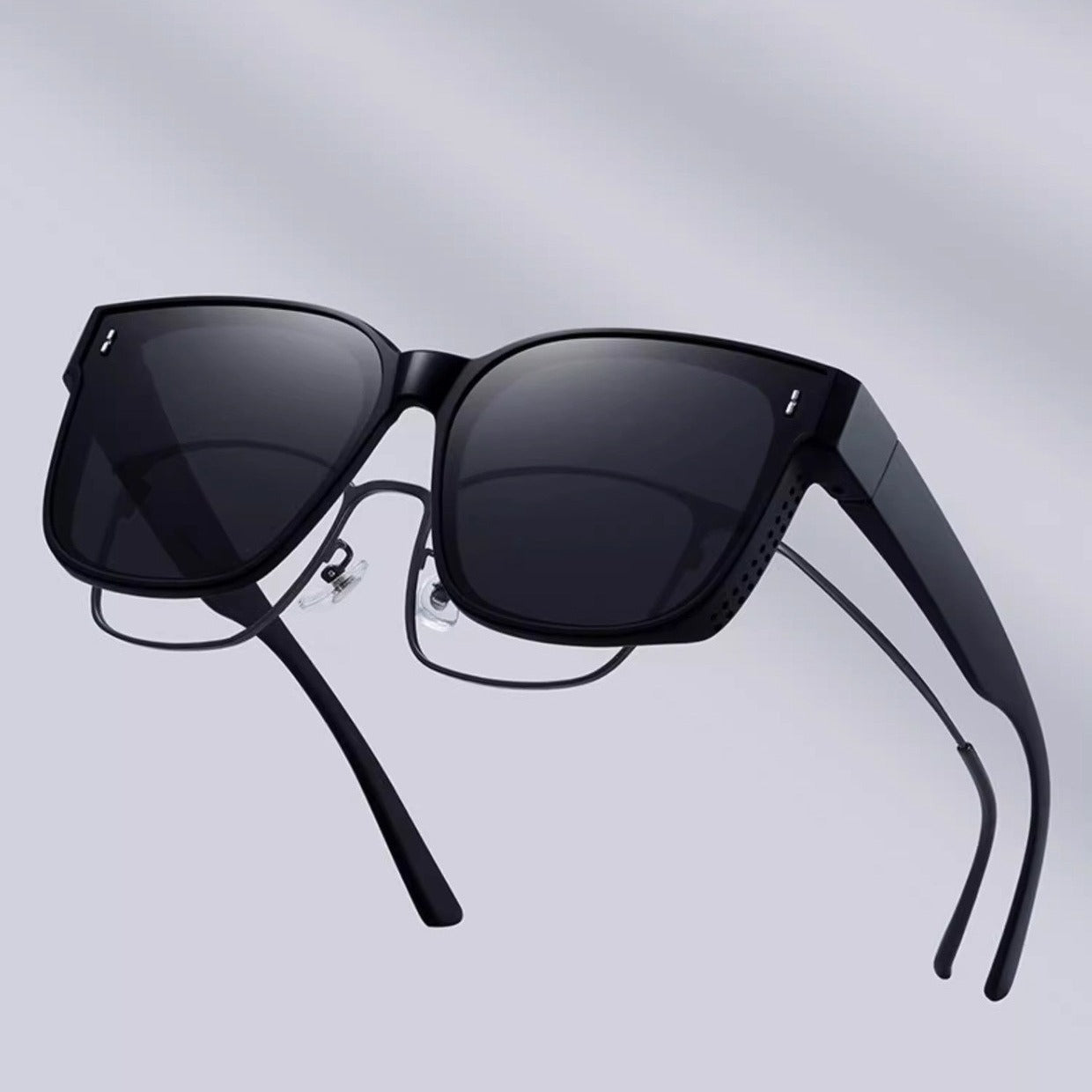 Damen modische Sonnenbrille im modernen Rahmendesign Brehn