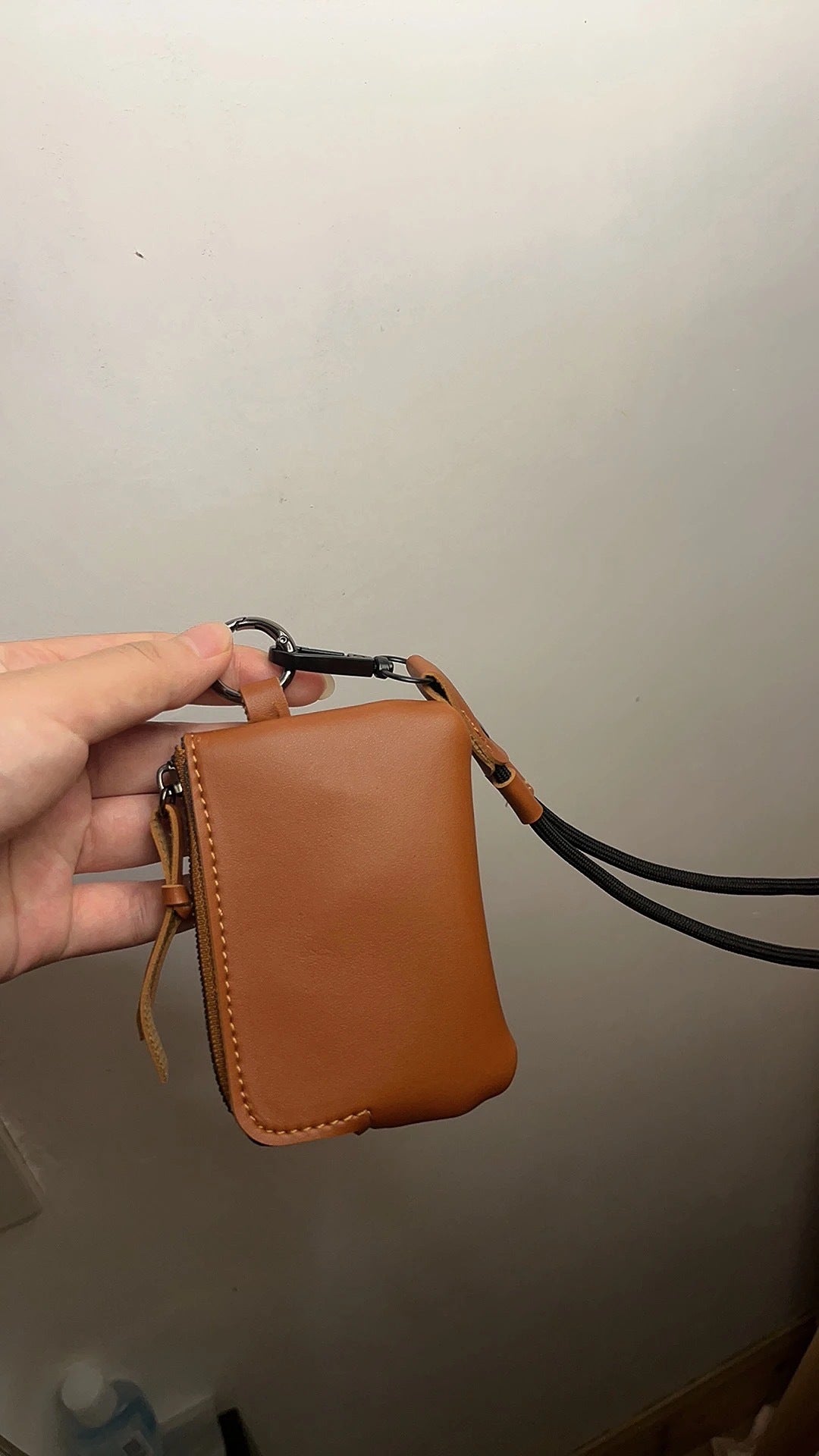 Eleganter Lederkartenhalter