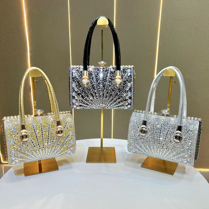 Luxe Kristall-beschichtete Abendhandtasche