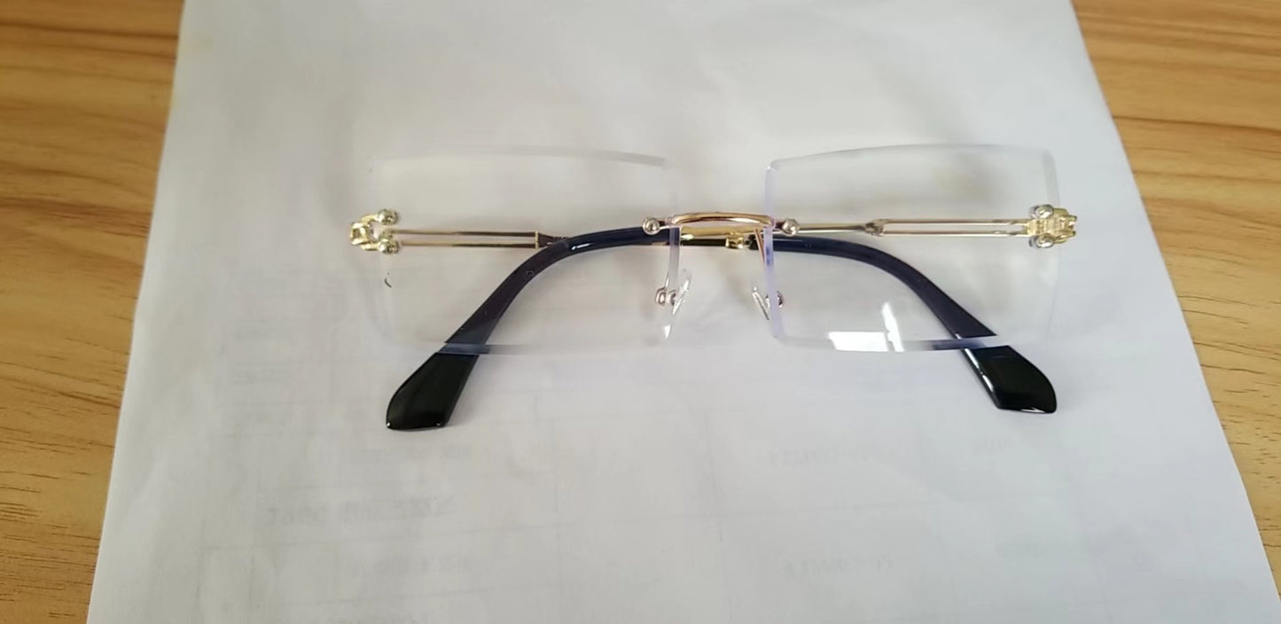 Moderne geometrische Rahmen-Sonnenbrille Brehn