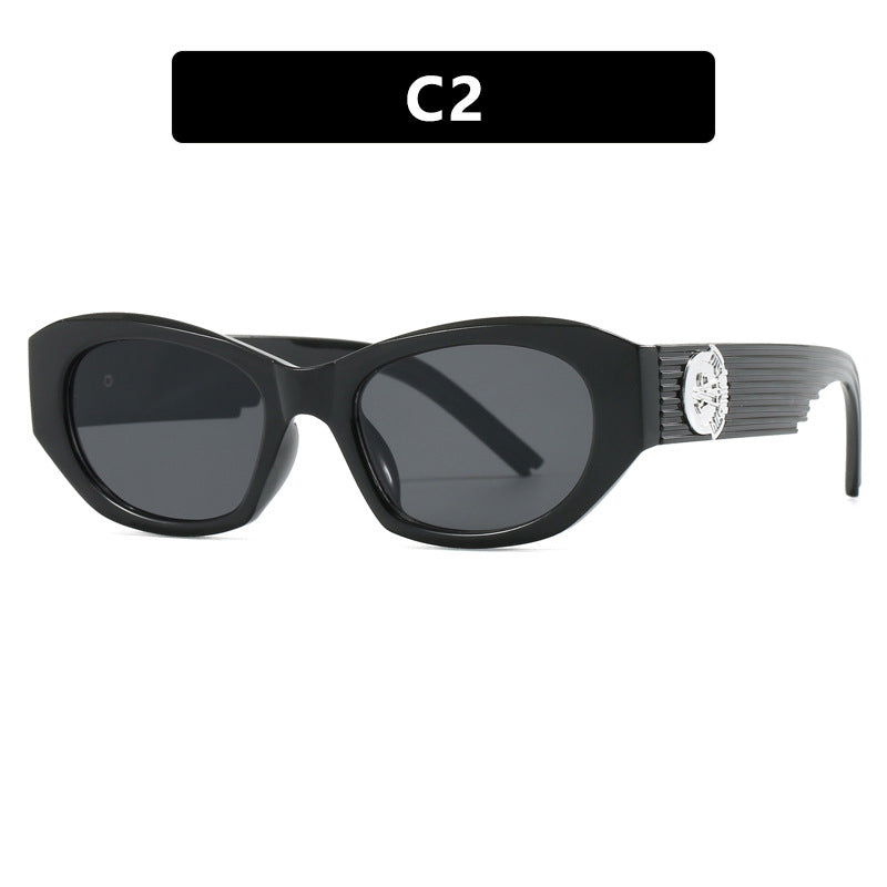Damen modische Cat-Eye Sonnenbrille mit markantem Design und luxuriösen Details Brehn