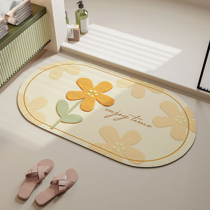 Weiche florale Badmatte Brehn